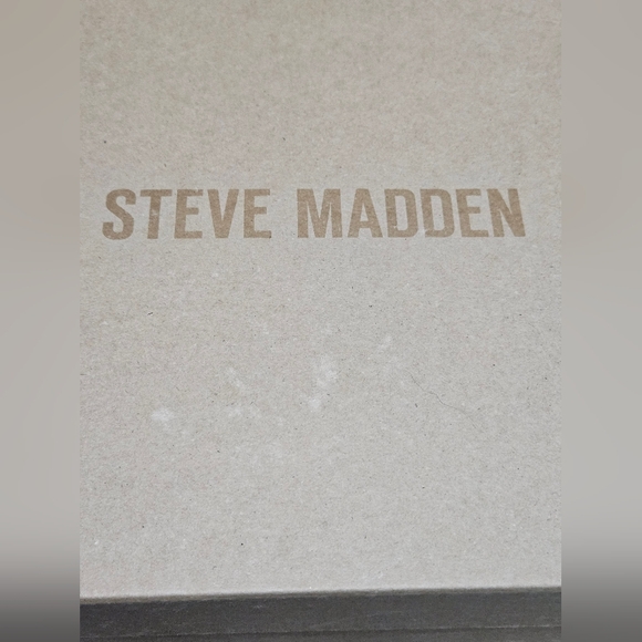 NWB Steve Madden Sadie black leather open toe Size 41 - Picture 10 of 12